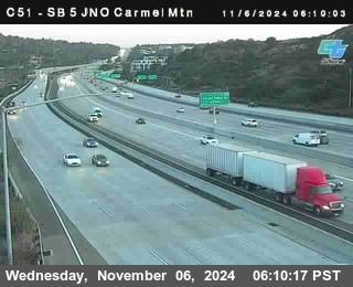 SB 5 at Carmel Mountain Rd.