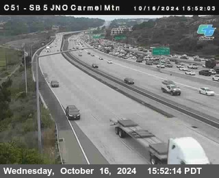 SB 5 at Carmel Mountain Rd.