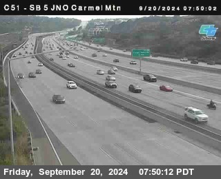 SB 5 at Carmel Mountain Rd.