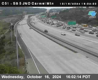 SB 5 at Carmel Mountain Rd.