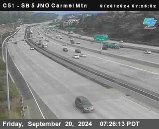 SB 5 at Carmel Mountain Rd.