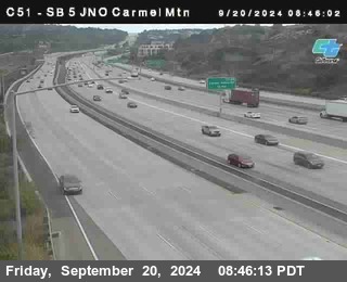 SB 5 at Carmel Mountain Rd.