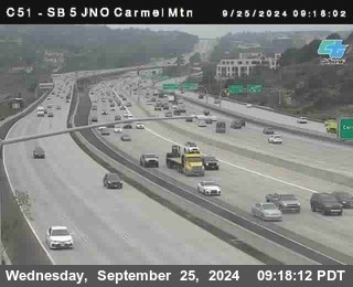 SB 5 at Carmel Mountain Rd.