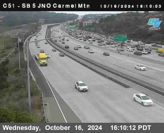 SB 5 at Carmel Mountain Rd.