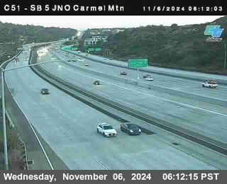 SB 5 at Carmel Mountain Rd.