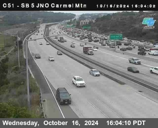 SB 5 at Carmel Mountain Rd.