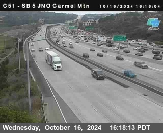 SB 5 at Carmel Mountain Rd.