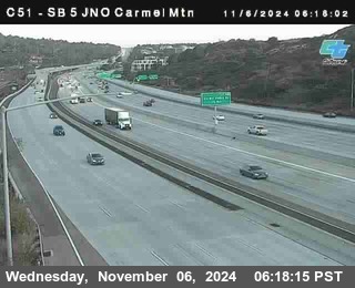 SB 5 at Carmel Mountain Rd.