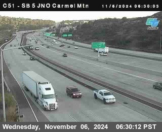 SB 5 at Carmel Mountain Rd.