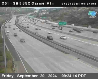 SB 5 at Carmel Mountain Rd.