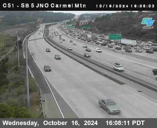 SB 5 at Carmel Mountain Rd.