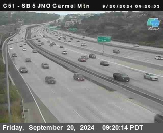 SB 5 at Carmel Mountain Rd.