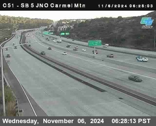 SB 5 at Carmel Mountain Rd.