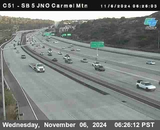 SB 5 at Carmel Mountain Rd.