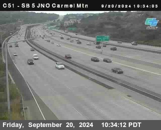 SB 5 at Carmel Mountain Rd.