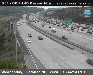 SB 5 at Carmel Mountain Rd.