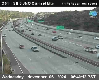 SB 5 at Carmel Mountain Rd.