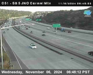 SB 5 at Carmel Mountain Rd.