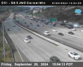 SB 5 at Carmel Mountain Rd.