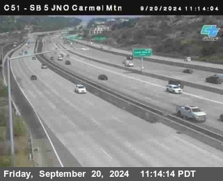 SB 5 at Carmel Mountain Rd.