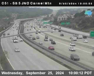 SB 5 at Carmel Mountain Rd.