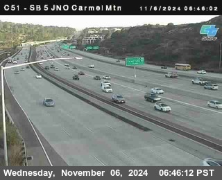 SB 5 at Carmel Mountain Rd.