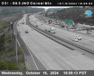 SB 5 at Carmel Mountain Rd.