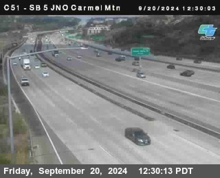 SB 5 at Carmel Mountain Rd.