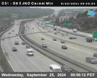 SB 5 at Carmel Mountain Rd.