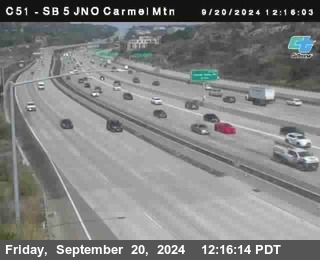 SB 5 at Carmel Mountain Rd.