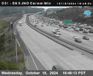 SB 5 at Carmel Mountain Rd.