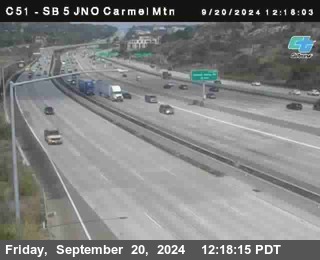 SB 5 at Carmel Mountain Rd.