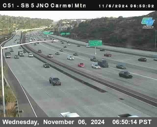 SB 5 at Carmel Mountain Rd.