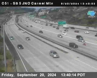 SB 5 at Carmel Mountain Rd.