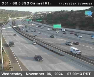 SB 5 at Carmel Mountain Rd.