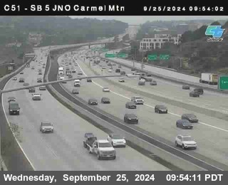 SB 5 at Carmel Mountain Rd.