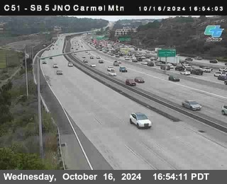 SB 5 at Carmel Mountain Rd.