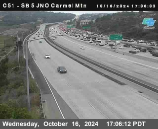 SB 5 at Carmel Mountain Rd.