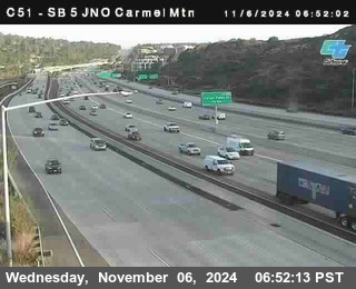 SB 5 at Carmel Mountain Rd.