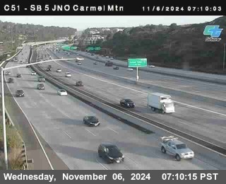 SB 5 at Carmel Mountain Rd.