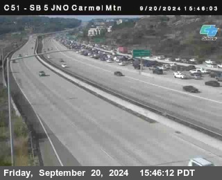 SB 5 at Carmel Mountain Rd.