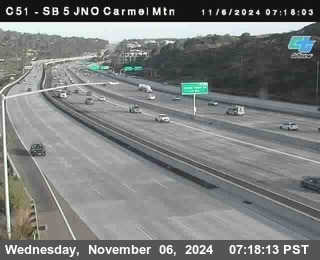 SB 5 at Carmel Mountain Rd.