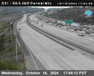 SB 5 at Carmel Mountain Rd.