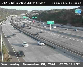 SB 5 at Carmel Mountain Rd.