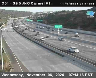 SB 5 at Carmel Mountain Rd.