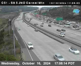 SB 5 at Carmel Mountain Rd.