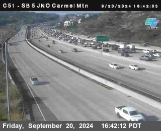 SB 5 at Carmel Mountain Rd.