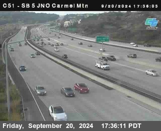 SB 5 at Carmel Mountain Rd.