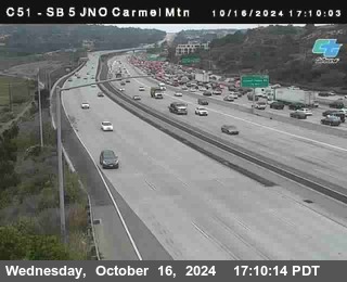 SB 5 at Carmel Mountain Rd.