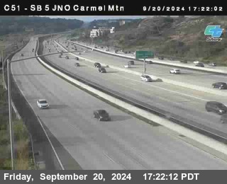 SB 5 at Carmel Mountain Rd.